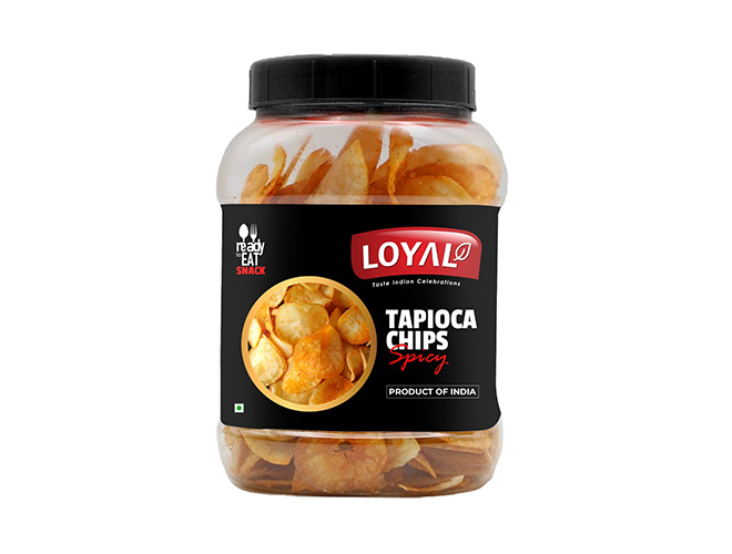 Tapioca Chips Spicy 125GM