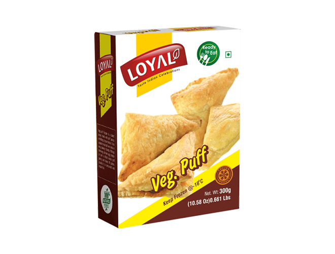 Vegetable Puffs 250GM